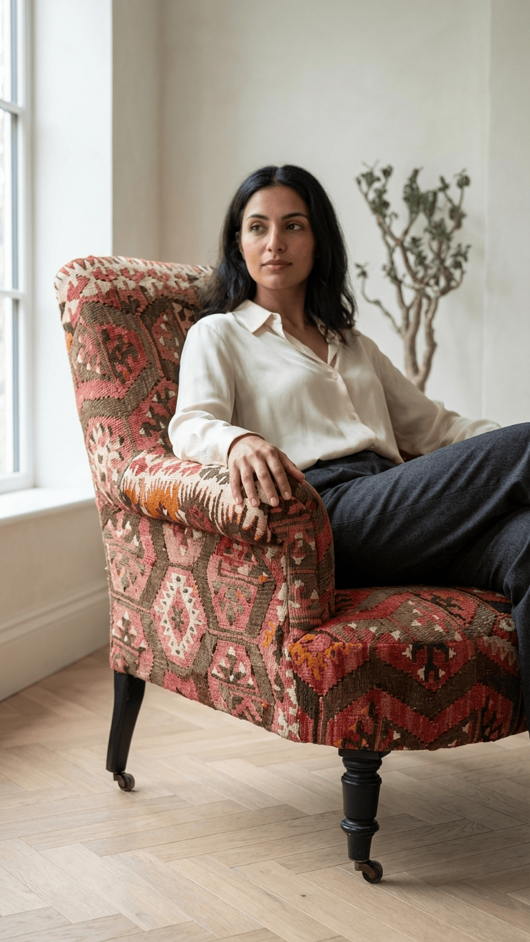 Vintage Armchair - kilimfurniture
