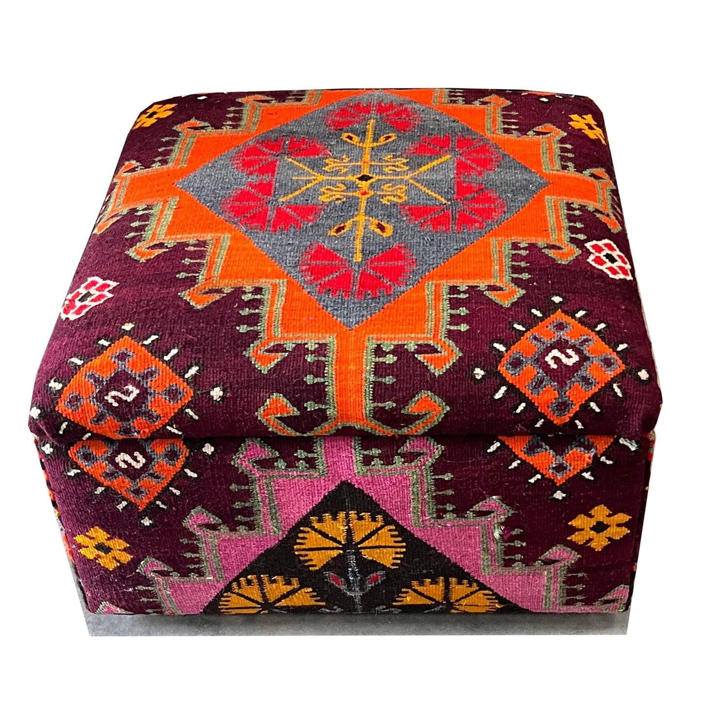 Kilim Ottoman 70cms x 70cms
