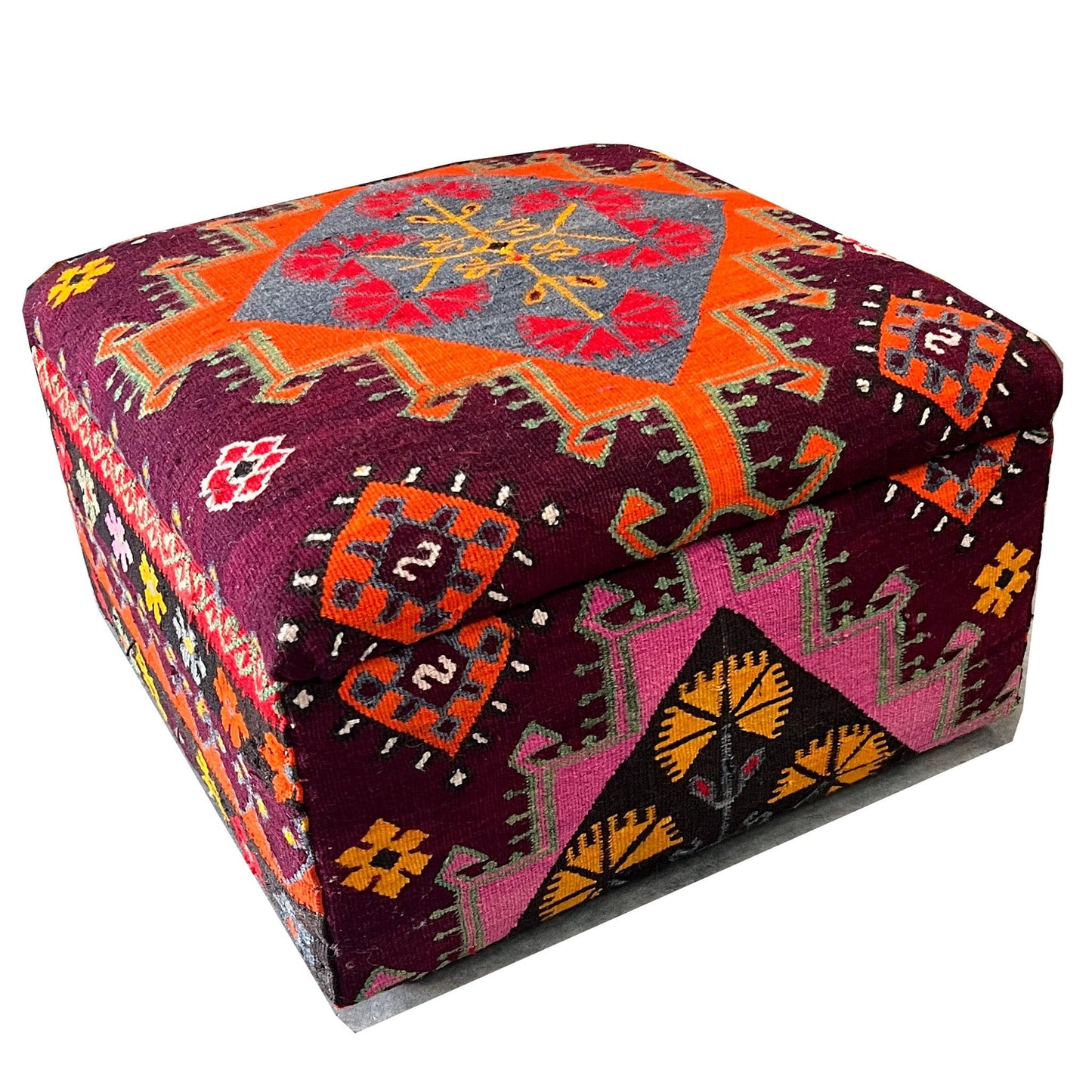 Kilim Ottoman 70cms x 70cms