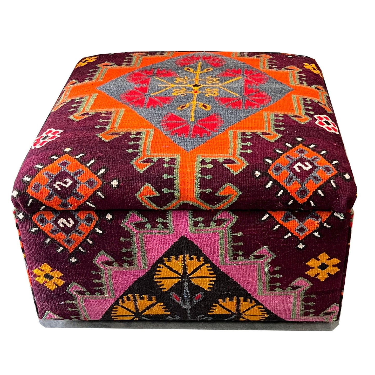 Kilim Ottoman 70cms x 70cms