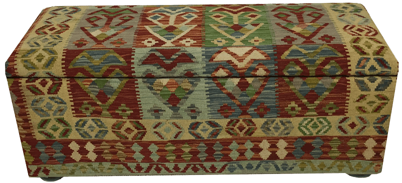 120cmsx45cms Kilim Ottoman - kilimfurniture