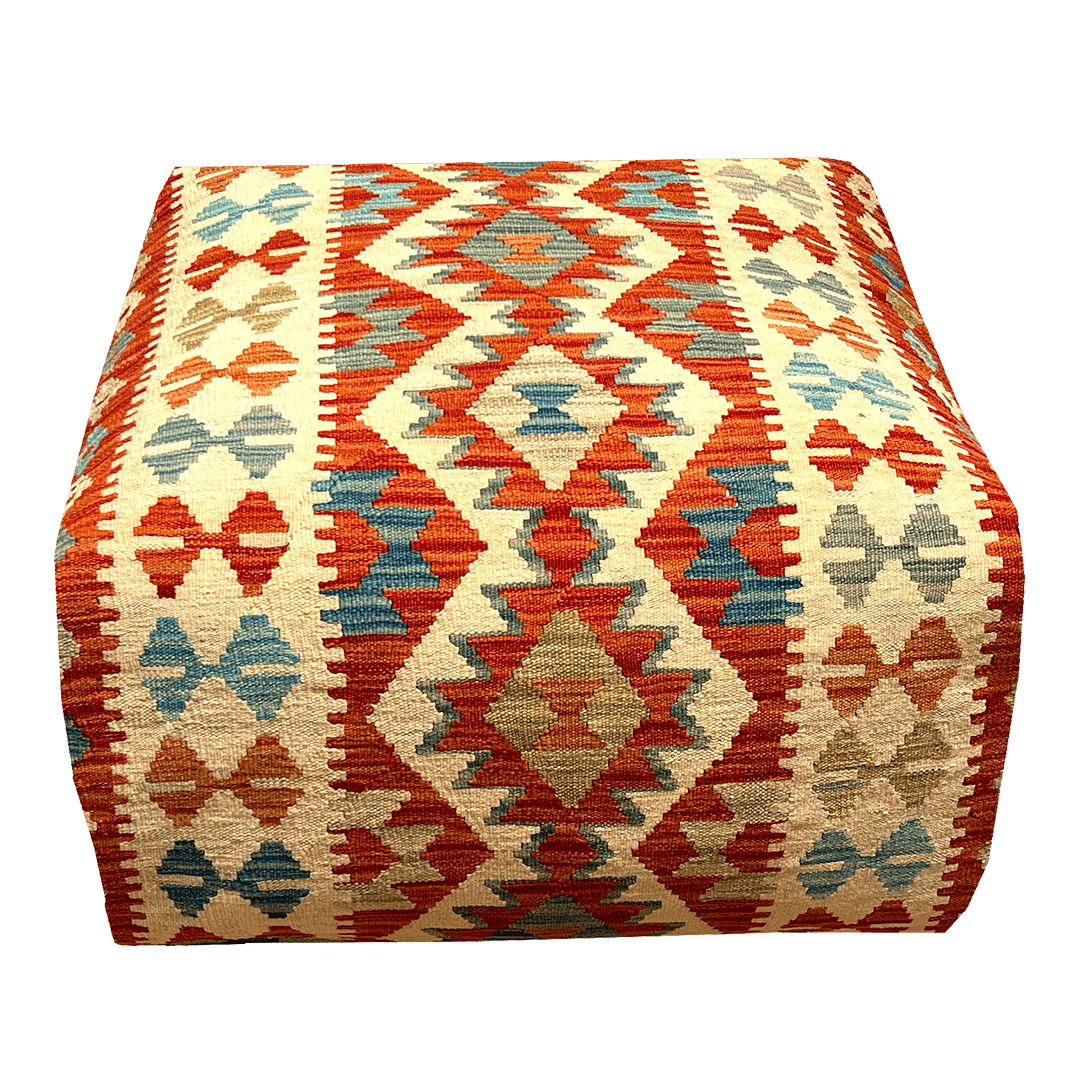 Kilim Pouffe 70cmsx70cms
