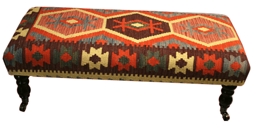 100cmsx45cms Kilim Bench Stool - kilimfurniture