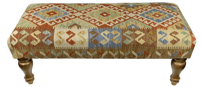 100cmsx45cms Kilim Bench Stool - kilimfurniture