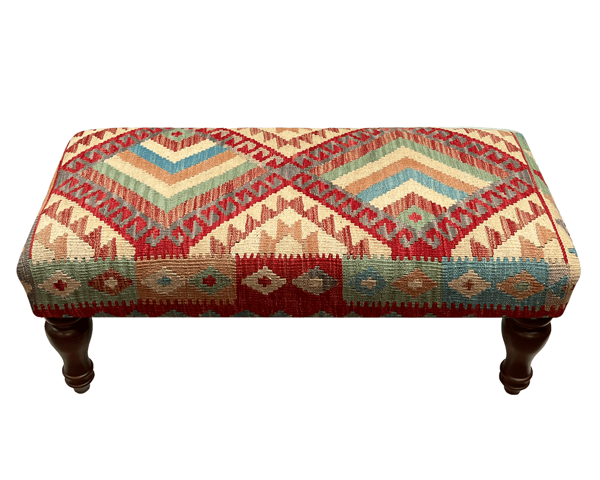 90x40cms Kilim Bench Stool