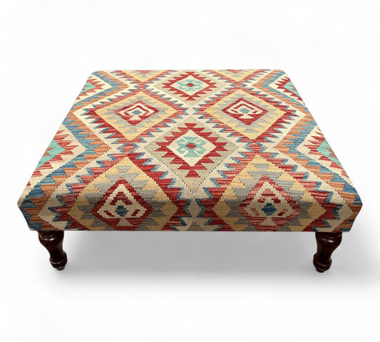 Kilim Table Stool 100cmsx100cms