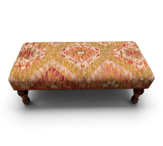 Kilim Bench Stool 100cmsx45cms - kilimfurniture