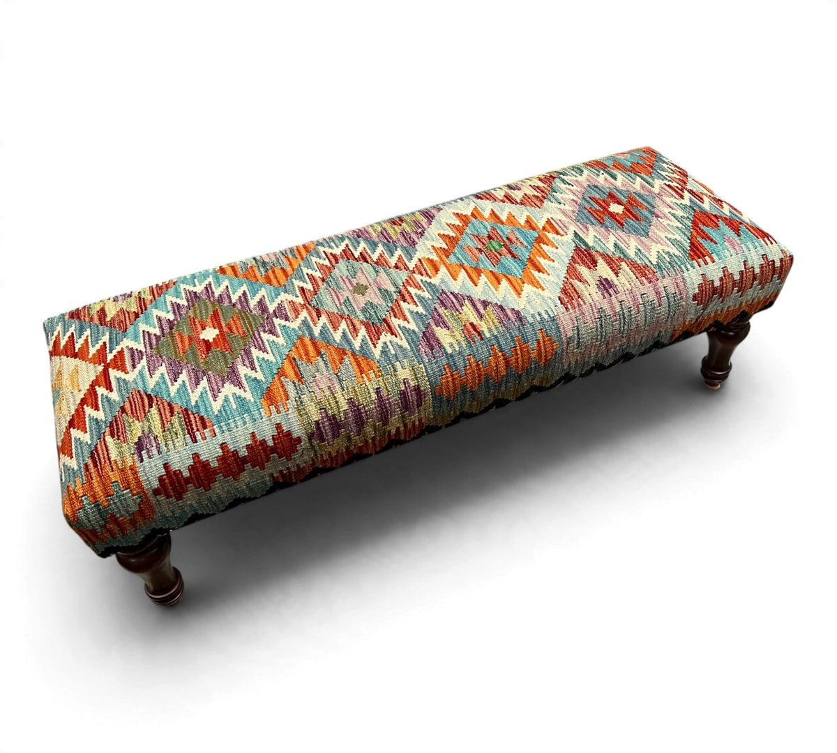 Kilim Bench Stool 120cmsx40cms - kilimfurniture