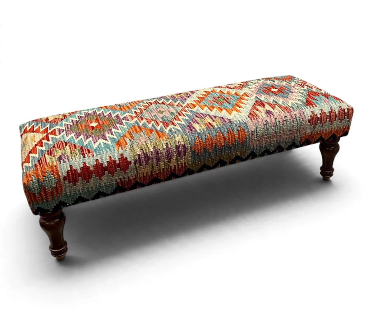 Kilim Bench Stool 120cmsx40cms - kilimfurniture