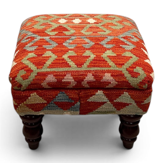 Kilim Stool 44cmsx44cms - kilimfurniture