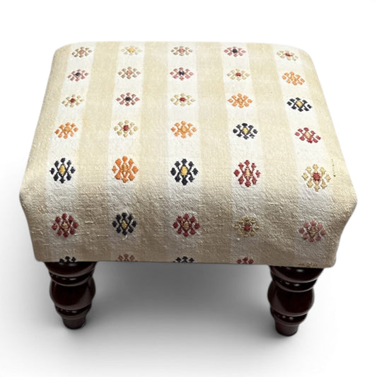 Kilim Stool 40cmsx40cms - kilimfurniture