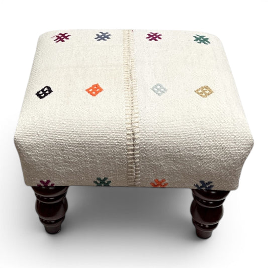 Kilim Stool 40cmsx40cms - kilimfurniture