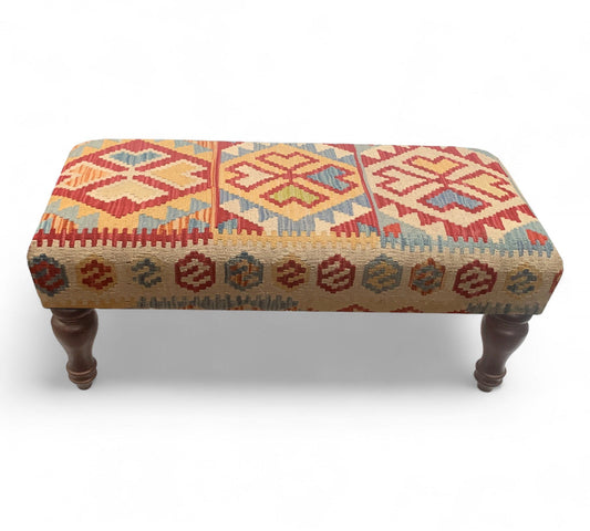 Kilim Bench Stool 90x40cms