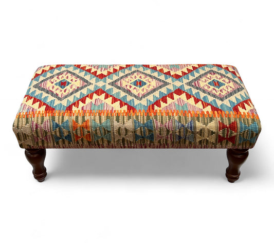 Kilim Bench Stool 90x40cms