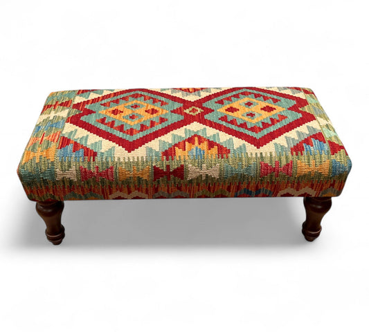 Kilim Bench Stool 90x40cms