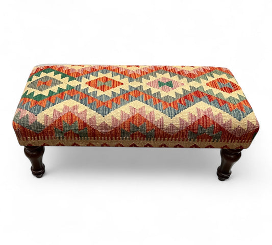 Kilim Bench Stool 90x40cms