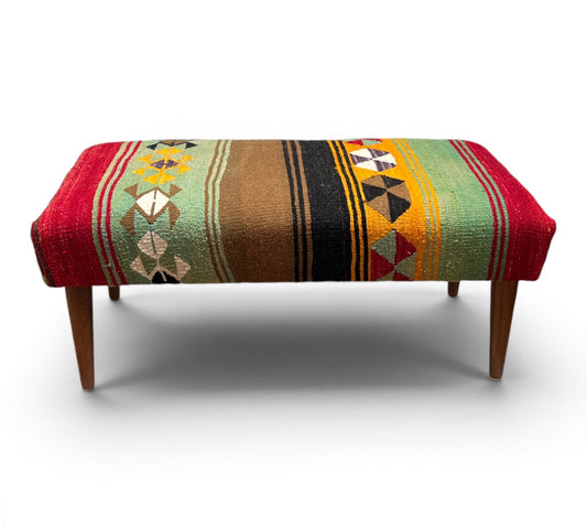 Kilim Bench Stool 90x40cms - kilimfurniture