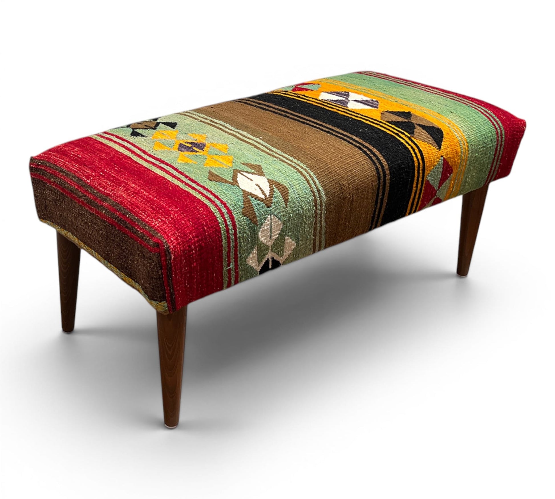 Kilim Bench Stool 90x40cms - kilimfurniture