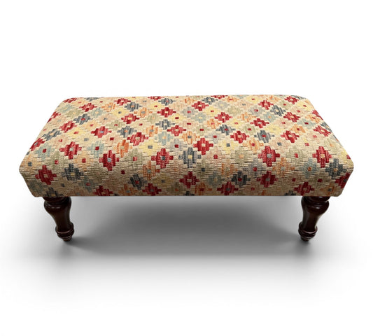 Kilim Bench Stool 90x40cms - kilimfurniture