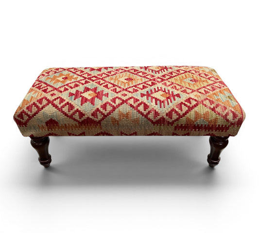 Kilim Bench Stool 90x40cms - kilimfurniture