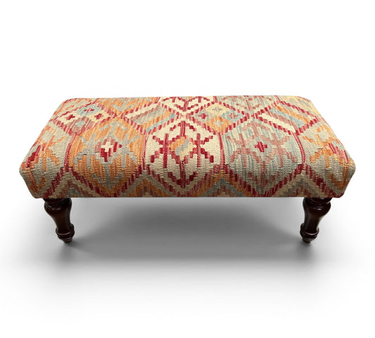 Kilim Bench Stool 90x40cms - kilimfurniture