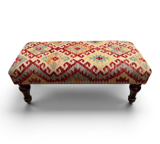 Kilim Bench Stool 90x40cms - kilimfurniture