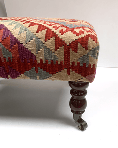 Harem  mahogany coloured  leg with antique style castors