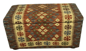90cmsx45cms Kilim Ottoman SOLD - kilimfurniture