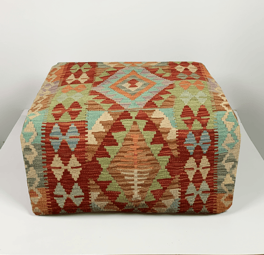 70cmsx70cms Kilim Pouffe - kilimfurniture