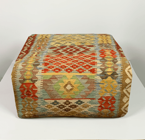70cmsx70cms Kilim Pouffe SOLD - kilimfurniture