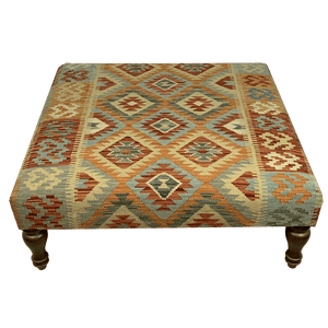 100cmsx100cms Kilim Table Stool SOLD - kilimfurniture