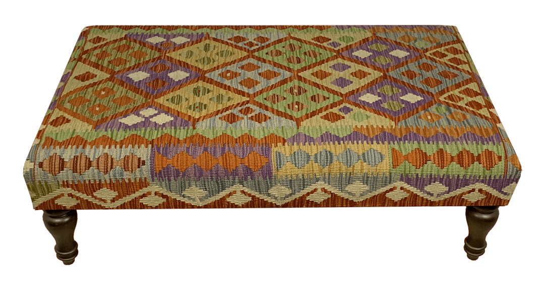 120cmsx75cms Kilim Table Stool - kilimfurniture