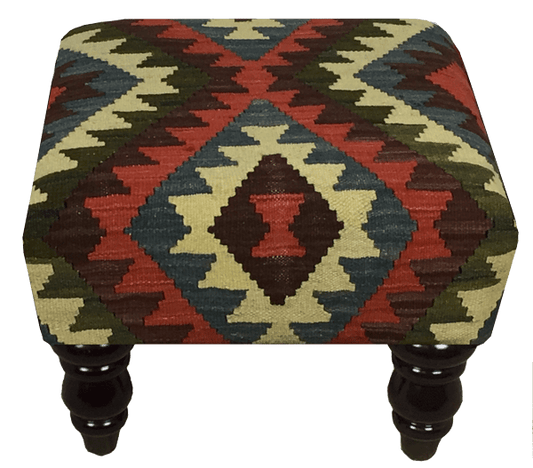 40cmsx40cms Kilim Stool. SOLD - kilimfurniture