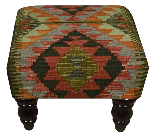 40cmsx40cms Kilim Stool SOLD - kilimfurniture