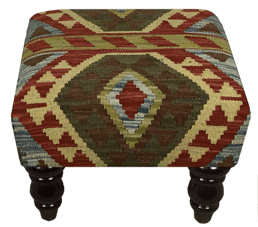 40cmsx40cms Kilim Stool SOLD - kilimfurniture