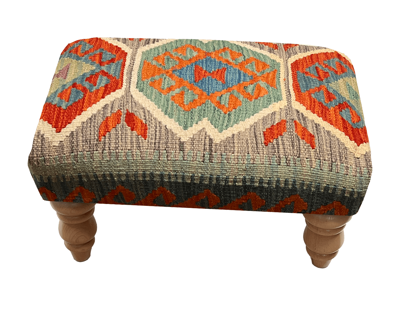 Kilim small stool 50cmsx35cms - kilimfurniture