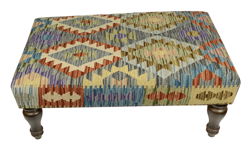 90cmsx60cms Kilim Table Stool - kilimfurniture