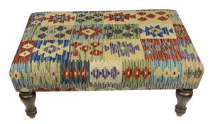 90cmsx60cms Kilim Table Stool SOLD - kilimfurniture