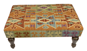 90cmsx60cms Kilim Table Stool - kilimfurniture