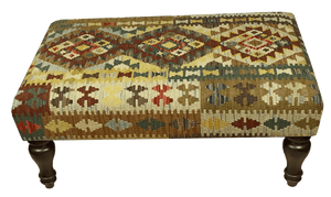 90cmsx60cms Kilim Table Stool SOLD - kilimfurniture