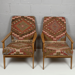 Pair of Vintage  Armchairs - kilimfurniture
